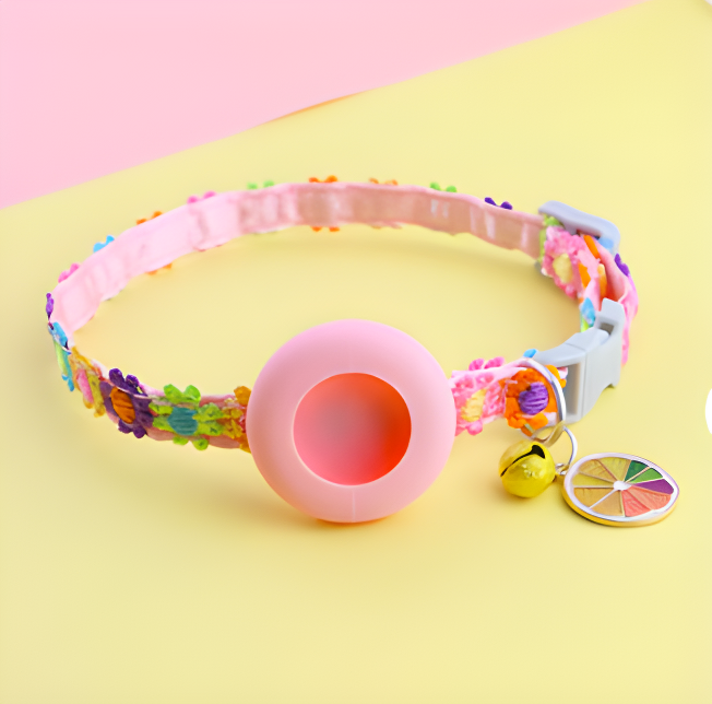 Collier AIR TAG - Jardin Secret 🌸🌈